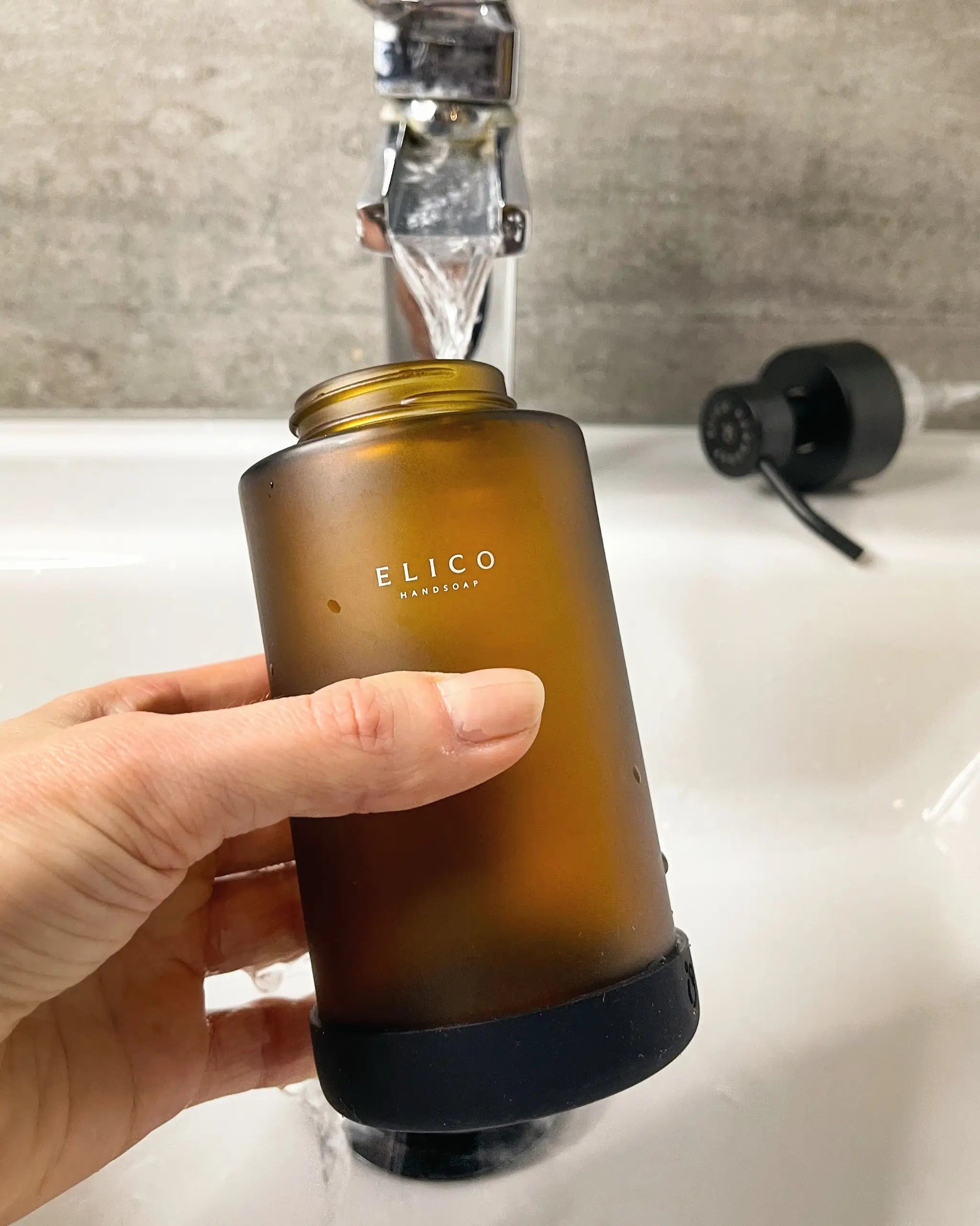 1. Fill with water