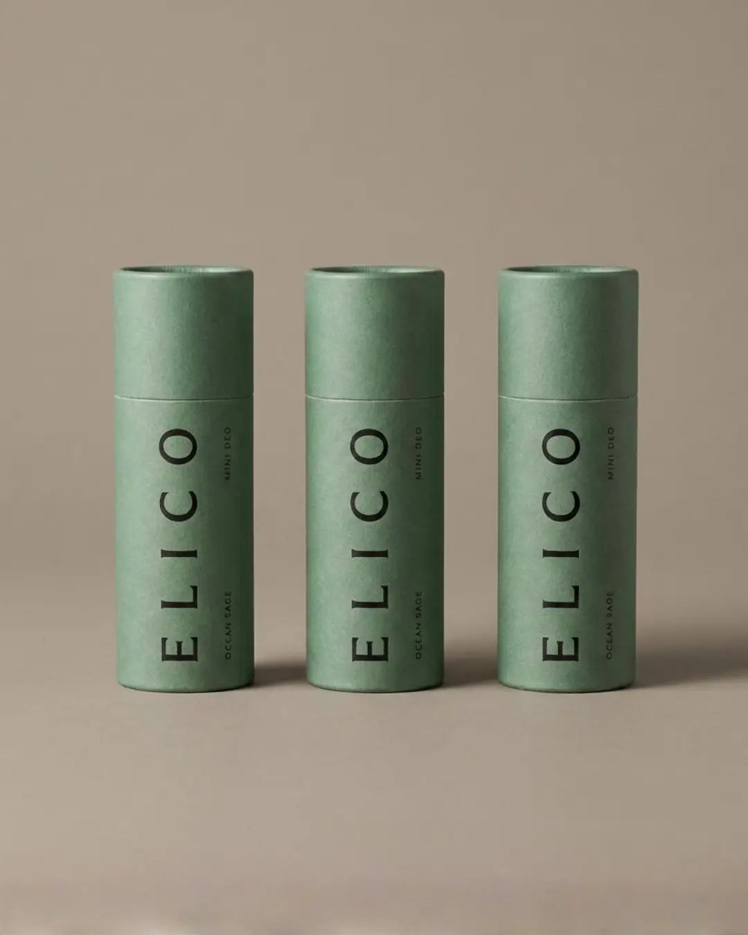 Mini Deo Ocean & Sage — aluminium-free solid deodorant in a paperboard tube
