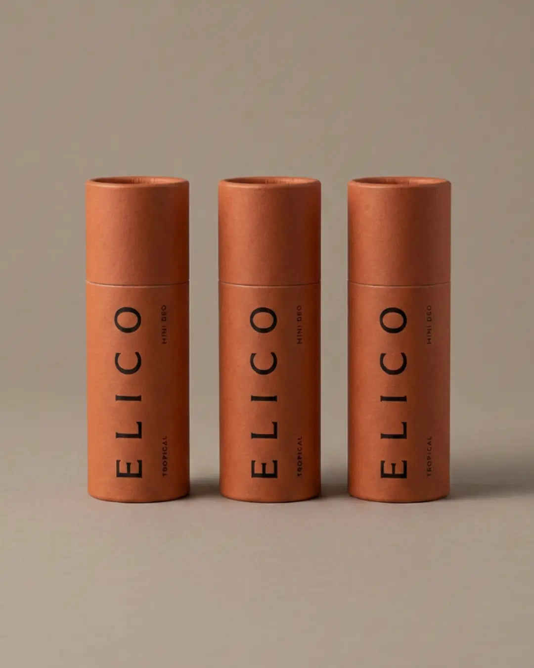 Mini Deo Tropical — aluminium-free solid deodorant in a paperboard tube